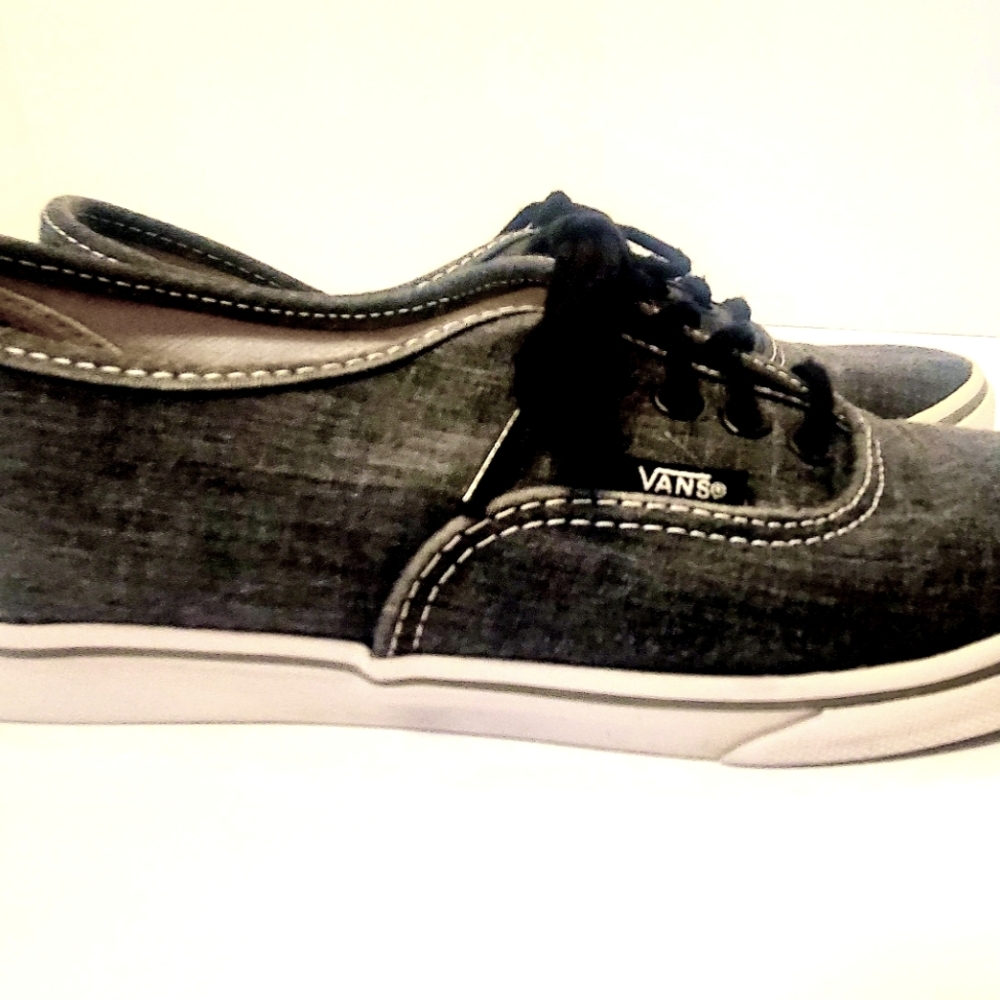 Vans Grey Denim Sneakers 👟
